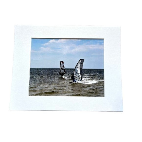 Beach Themed Photograph - Wind Surfers - Picture 1 of 2